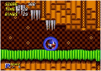 Sonic 2 - Emerald Hill Zone Screen Shot