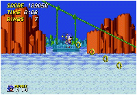 Sonic 2 - Hill Top Zone Screen Shot