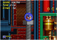 Sonic 2 - Metropolis Zone Screen Shot