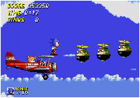 Sonic 2 - Sky Chase Zone Screen Shot