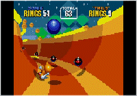 Sonic 2 - Special Stage Screen Shot