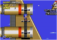 Sonic 2 - Wing Fortress Zone Screen Shot